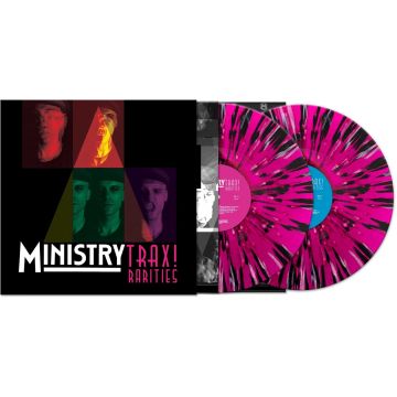 MINISTRY - TRAX RARITIES (BLACK/WHITE/MAGENTA SPLATTER VINYL)