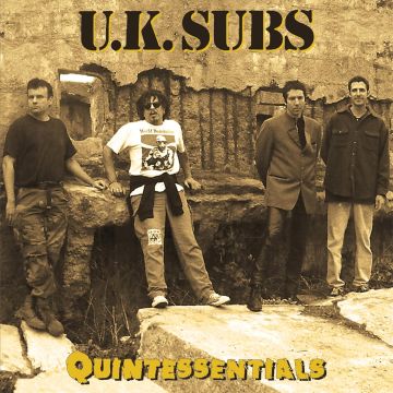 UK SUBS - QUINTESSENTIALS (YELLOW/BLACK SPLATTER VINYL)