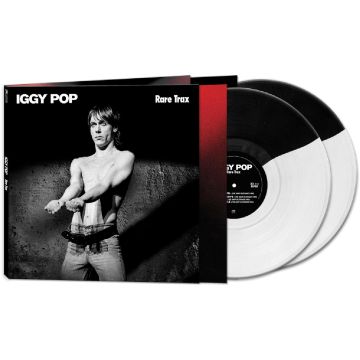 IGGY POP - RARE TRAX (BLACK/WHITE SPLIT VINYL)