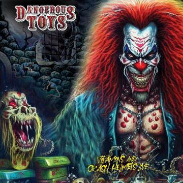 DANGEROUS TOYS - VITAMINS & CRASH HELMETS LIVE (BLUE VINYL)
