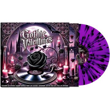 VARIOUS ARTISTS - GOTHIC VALENTINES (LIMITED EDITION/PURPLE/BLACK SPLATTER VINYL)
