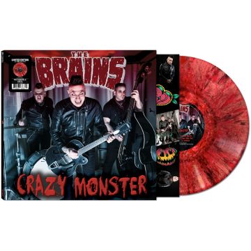 BRAINS - CRAZY MONSTER (RED MARBLE VINYL)