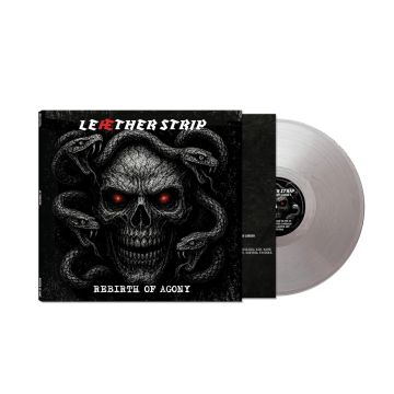 LEAETHER STRIP - REBIRTH OF AGONY (SILVER VINYL)