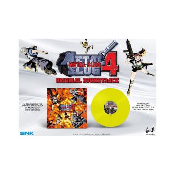 SNK SOUND TEAM - METAL SLUG 4 OST (YELLOW VINYL)