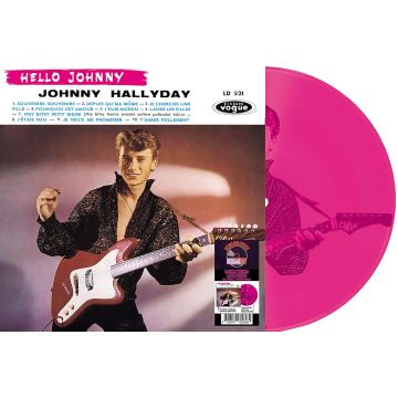 JOHNNY HALLYDAY - HELLO JOHNNY GRAVE (ETCHED PINK VINYL)