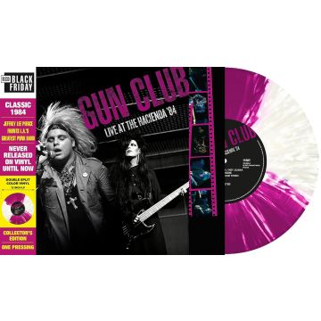 GUN CLUB - LIVE AT THE HACIENDA '84 (SPLIT PURPLE & WHITE VINYL)