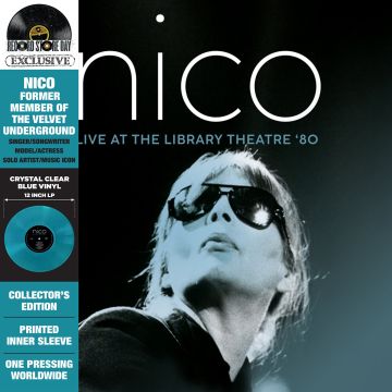 NICO - LIVE AT THE LIBRARY THEATRE '80 (DELUXE/CRYSTAL CLEAR LIGHT BLUE