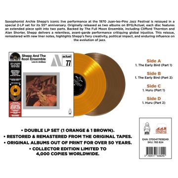 (RSD25) ARCHIE SHEPP AND THE FULL MOON ENSEMBLE The Complete Live in Antibes