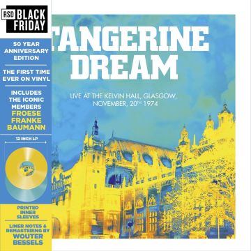 TANGERINE DREAM - LIVE AT THE KELVIN HALL, GLASGOW 1974: 50TH ANNI (2LP/OBI SIDE SP