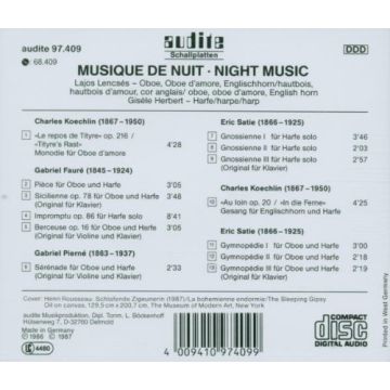 VARIOUS ARTISTS - MUSIQUE DE NUIT-MUSIK F.O