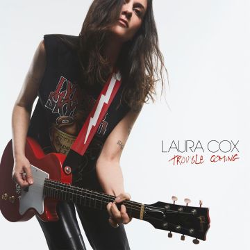 LAURA COX - TROUBLE COMING (MARBLED WHITE & BLACK VINYL)