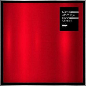 KLAMM - AFRICA ROJA (METALLIC SILVER CARDBOARD WITH ORIGINAL ARTWORK PRIN