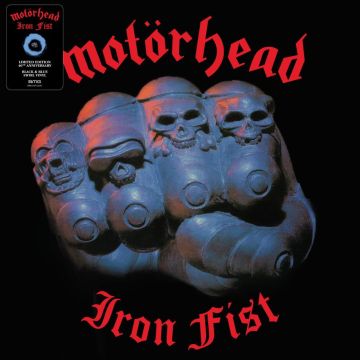 MOTORHEAD - IRON FIST (BLACK & BLUE SWIRL VINYL)
