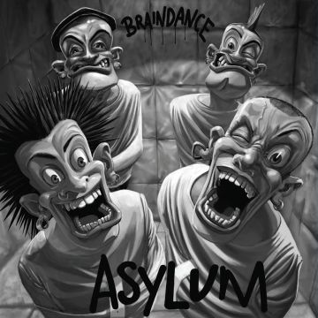 BRAINDANCE - ASYLUM (CLEAR/BLUE/WHITE CROSSED VINYL)