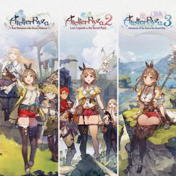 VARIOUS ARTISTS - ATELIER RYZA TRILOGY OST (LEMON, RED & LIGHT BLUE VINYL)