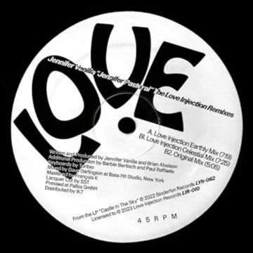 JENNIFER VANILLA - JENNIFER PASTORAL (LOVE INJECTION REMIXES)