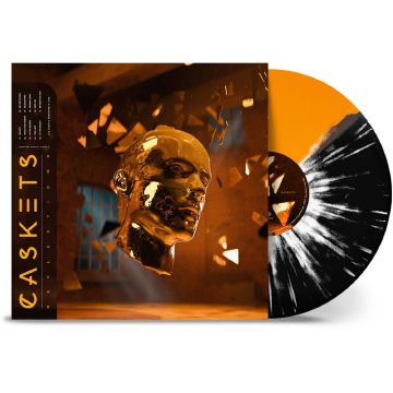 CASKETS - REFLECTIONS (ORANGE & BLACK W/WHITE SPLATTER VINYL)