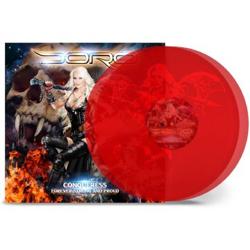 DORO - CONQUERESS - FOREVER STRONG & PROUD (CLEAR/RED VINYL)