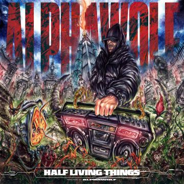 ALPHA WOLF - HALF LIVING THINGS (CLOUDY RED CLEAR VINYL)