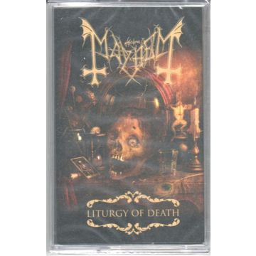 MAYHEM - LITURGY OF DEATH (GOLD CASSETTE )