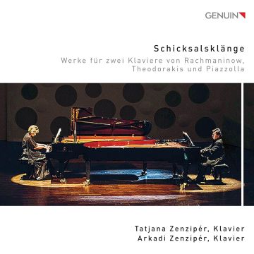 TATJANA ZENZIPER; ARKADI ZENZIPER - SCHICKSALSKLANGE - WERKE FUR ZWEI KLAVIERE VON RACHMANINOFF, THEO