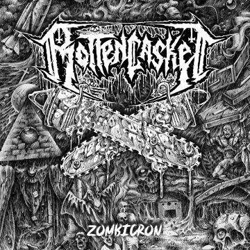 ROTTEN CASKET - ZOMBICRON (WHITE VINYL)