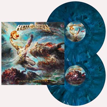 HELLOWEEN - GIANTS & MONSTERS (DEEP OCEAN BLUE MARBLED VINYL/2LP/ETCHING D-SI