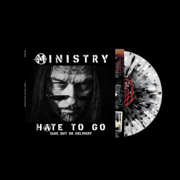 MINISTRY - HATE TO GO - TAKE OUT OR DELIVERY (BLACK/SILVER SPLATTER VINYL)