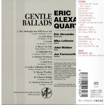 ERIC ALEXANDER QUARTET - Gentle Ballads (JAPAN CD)