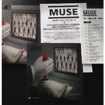MUSE DRONES JAPAN DELUXE CD+DVD WPZR-30647 FIRST PRESS INCLUDING STICKER