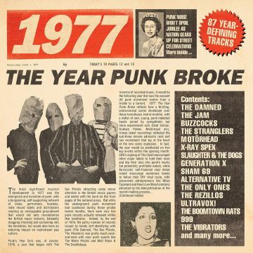 VARIOUS ARTISTS - 1977 - THE YEAR PUNK BROKE: 3CD BOXSET