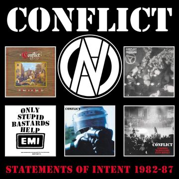 CONFLICT - STATEMENTS OF INTENT 1982-87 (5CD CLAMSHELL BOX)