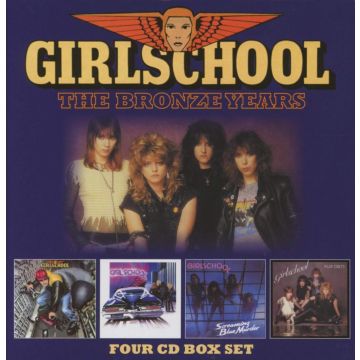GIRLSCHOOL - BRONZE YEARS: DEMOLITION/HIT N RUN/SCREAMING BLUE MURDER/PLAY DIR