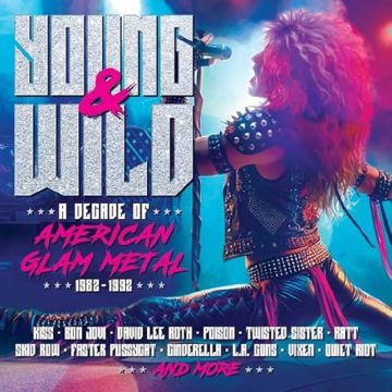 VARIOUS ARTISTS - YOUNG & WILD - A DECADE OF AMERICAN GLAM METAL 1982-1992