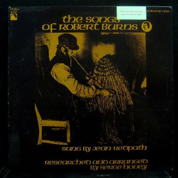 REDPATH JEAN - SONGS OF ROBERT BURN