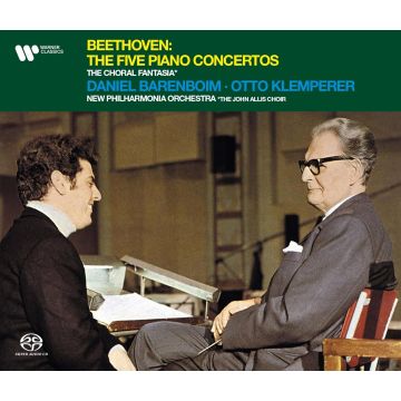 BARENBOIM,DANIEL / KLEMPERER,OTTO - BEETHOVEN: 5 PIANO CONCERTOS, CHORAL
