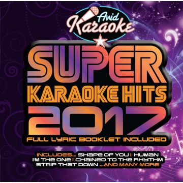 KARAOKE - SUPER KARAOKE HITS 2017 (CD ONLY)