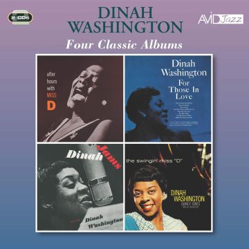 DINAH WASHINGTON - AFTER HOURS WITH MISS D / FOR THOSE IN LOVE / DINAH JAMS / THE SW