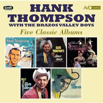 HANK THOMPSON - SONGS OF THE BRAZOS VALLEY / DANCE RANCH / SONGS FOR ROUNDERS / M