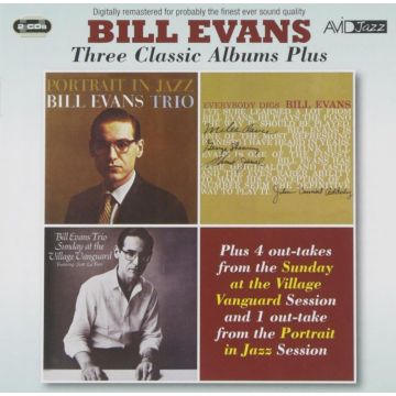BILL EVANS - THREE CLASSIC ALBUMS PLUS