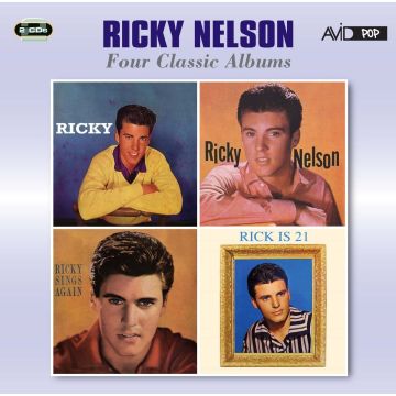RICKY NELSON - 4 CLASSIC ALBUMS: RICKY / RICKY NELSON / RICKY SINGS AGAIN / RICK