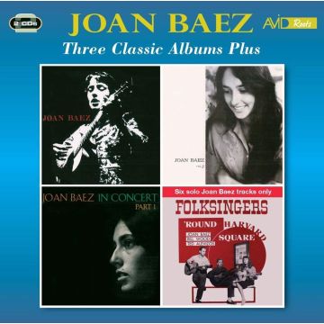 JOAN BAEZ - 3 CLASSIC ALBUMS PLUS (JOAN BAEZ / JOAN BAEZ VOL 2 / IN CONCERT