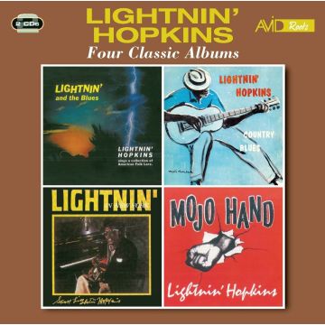 LIGHTNIN' HOPKINS - 4 CLASSIC ALBUMS (LIGHTNIN & THE BLUES / COUNTRY BLUES / LIGHTNIN