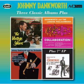 JOHNNY DANKWORTH - 3 CLASSIC ALBUMS PLUS (VINTAGE YEARS / COLLABORATION / ENGLAND'S