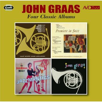 JOHN GRAAS - 4 CLASSIC ALBUMS (FRENCH HORN MUSIC / JOHN GRAAS / JAZZMANTICS /