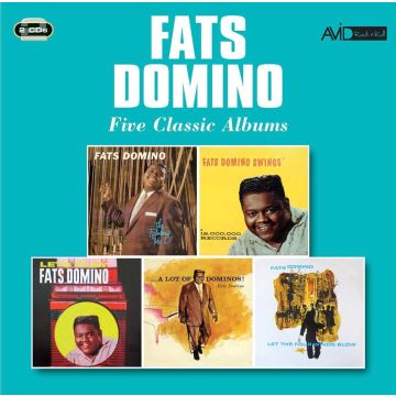 FATS DOMINO - FABULOUS MR D / SWINGS / LETS PLAY / LOT OF DOMINOS / LET THE 4 W