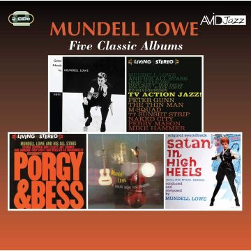 MUNDELL LOWE - GUITAR MOODS / TV ACTION JAZZ / PORGY & BESS / GRAND NIGHT FOR SW