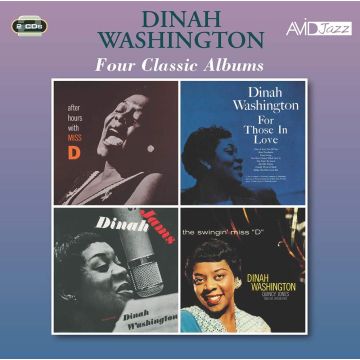 DINAH WASHINGTON - AFTER HOURS WITH MISS D / FOR THOSE IN LOVE / DINAH JAMS / SWINGI
