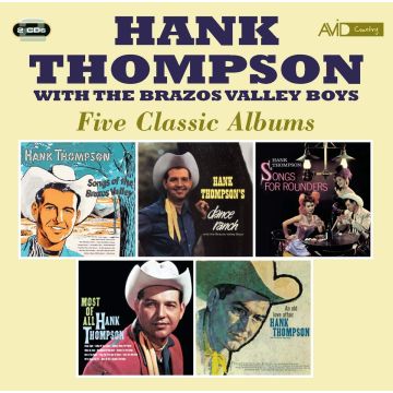 HANK THOMPSON - SONGS OF THE BRAZOS VALLEY / DANCE RANCH / SONGS FOR ROUNDERS / M