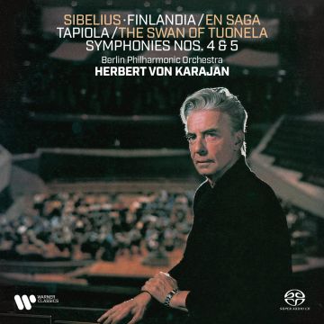 VON KARAJAN,HERBERT / BERLINER PHILHARMONIKER - SIBELIUS: TONE POEMS, SYMPHONIES 4 & 5